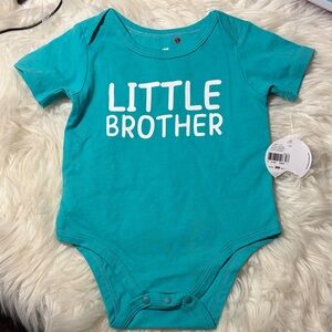 Teal 'Little Brother' Bodysuit